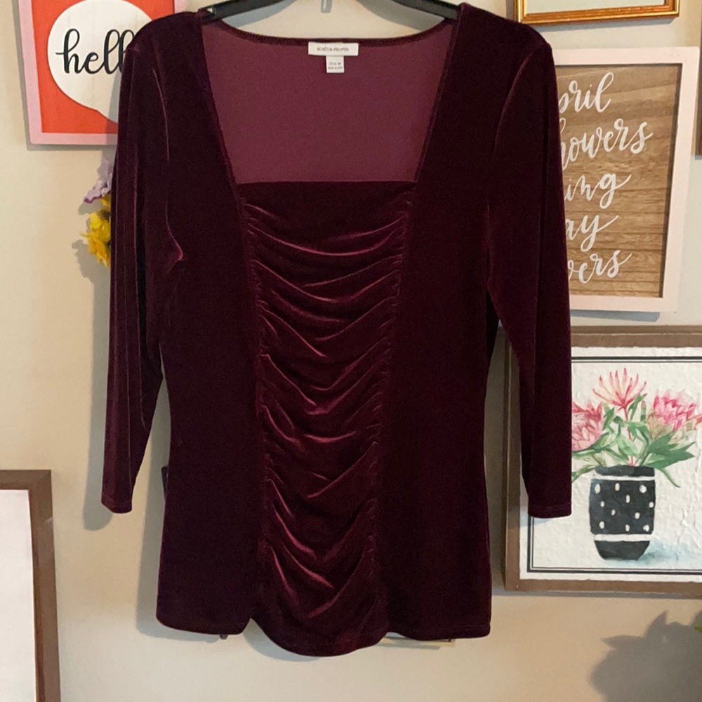 Amazing velvet top